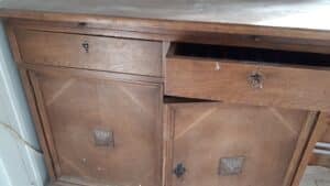 Buffet pieds boule, avant les travaux