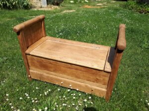 Coffre banc, après travaux