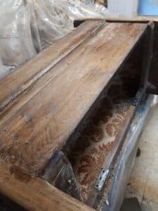 Coffre banc, avant travaux