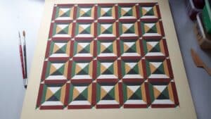 Décor géométrique 3D