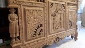 Lit breton, après gommage