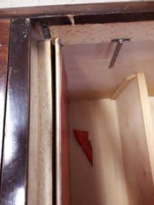 Secrétaire, détail travaux