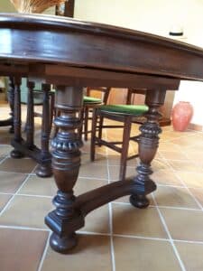 Table Henri II, avant travaux